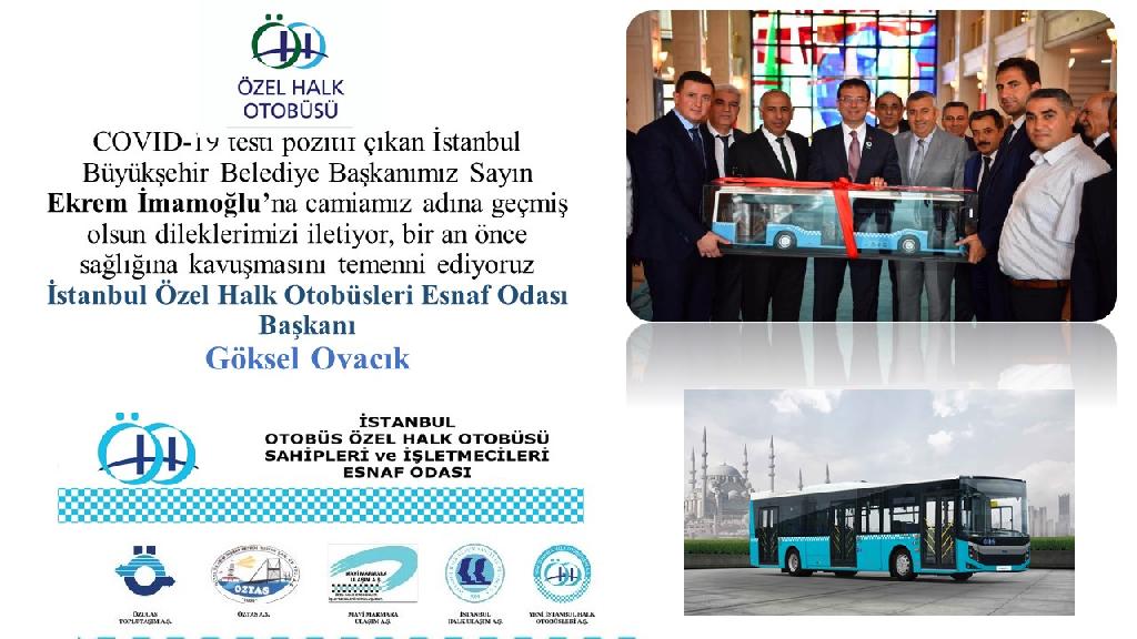 İBB Başkanımız Ekrem İmamoğlu'na geçmiş olsun
