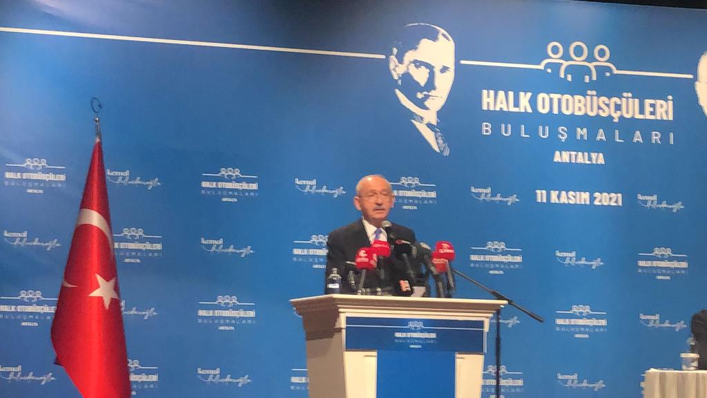 Özel Halk otobüsü camiası CHP Genel Başkanı Kemal Kılıçdaroğlu ile buluştu