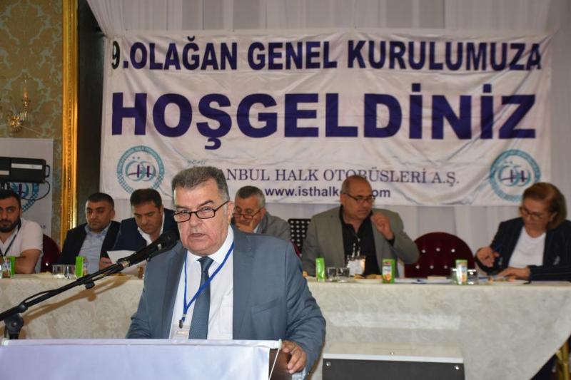 YENİ İSTANBUL HALK OTOBÜSLERİ A.Ş. BAŞKANI YALÇIN BEŞİR GÜVEN TAZELEDİ 