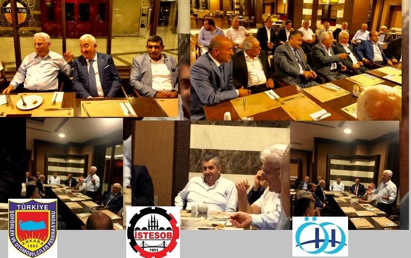 ULAŞIM SEKTÖRÜNÜN TEMSİLCİLERİ İŞTİŞARE TOPLANTISINDA BİR ARAYA GELDİ