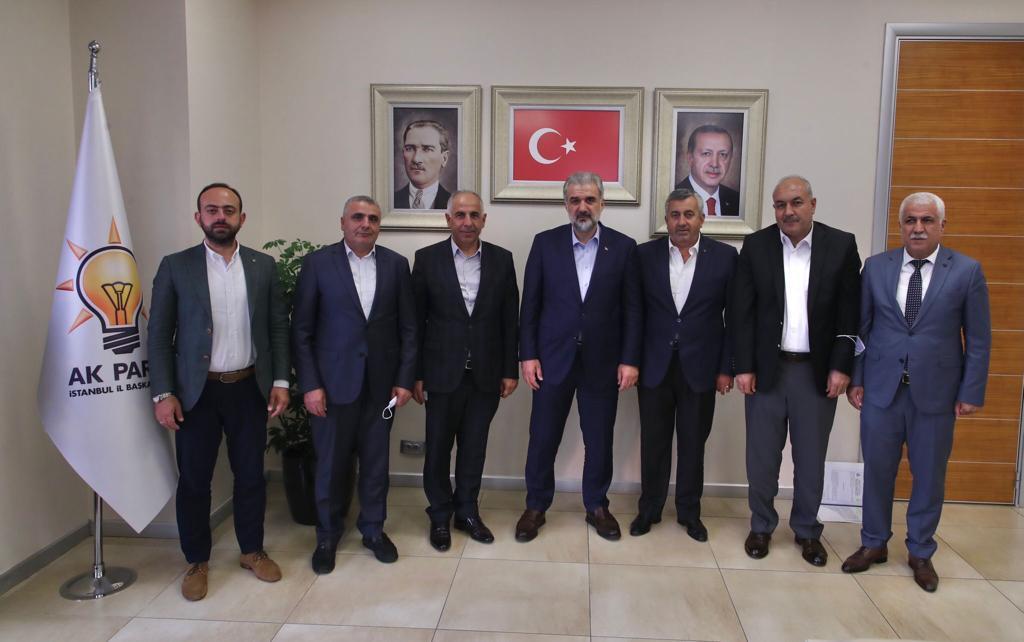 ÖHO HEYETİ, AK PARTİ İL BAŞKANI OSMAN NURİ KABAKTEPE’Yİ ZİYARET ETTİ