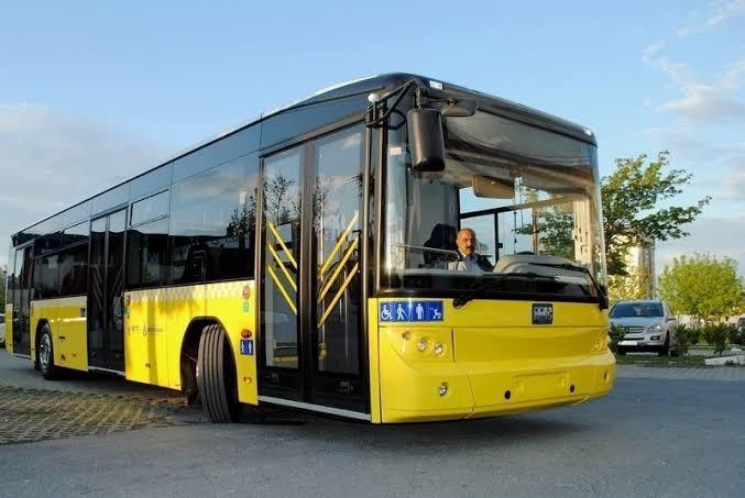 Özel Halk otobüslerinde SARI Renk Boyama işlemi başladı