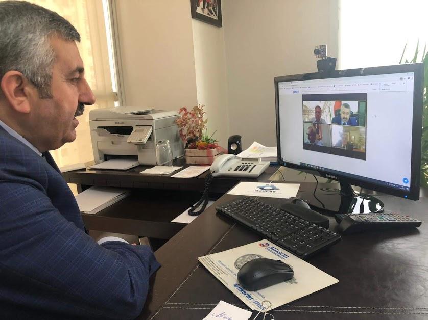 BAŞKAN OVACIK, VALİ ALİ YERLİKAYA İLE ONLİNE GÖRÜŞME YAPTI