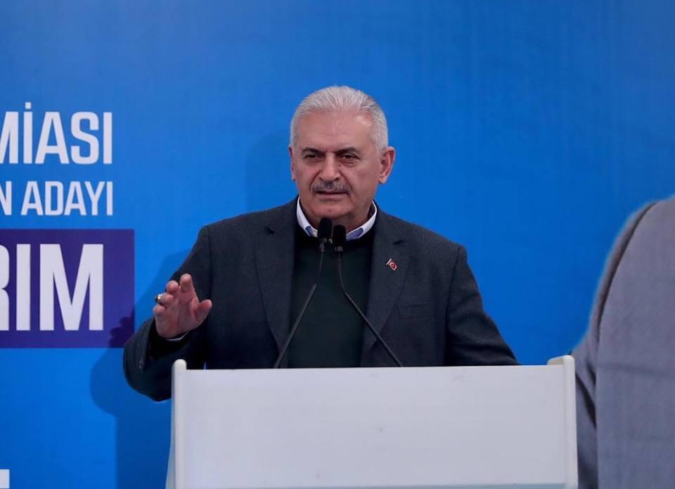 İBB Başkan adayı Binali Yıldırım, Özel Halk otobüs camiası ile buluştu