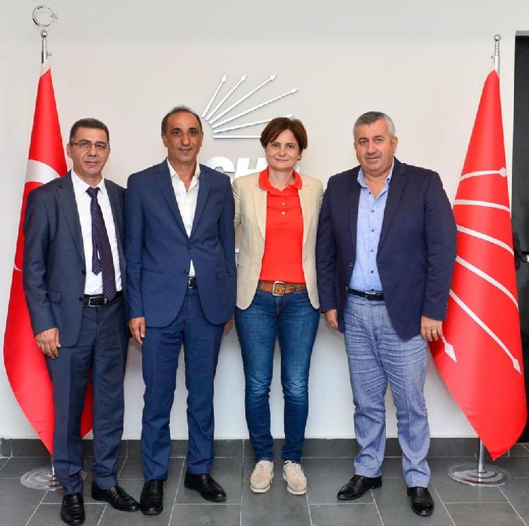 CHP İL BAŞKANI KAFTANCIOĞLU İLE HAKEDİŞ SORUNU GÖRÜŞÜLDÜ 