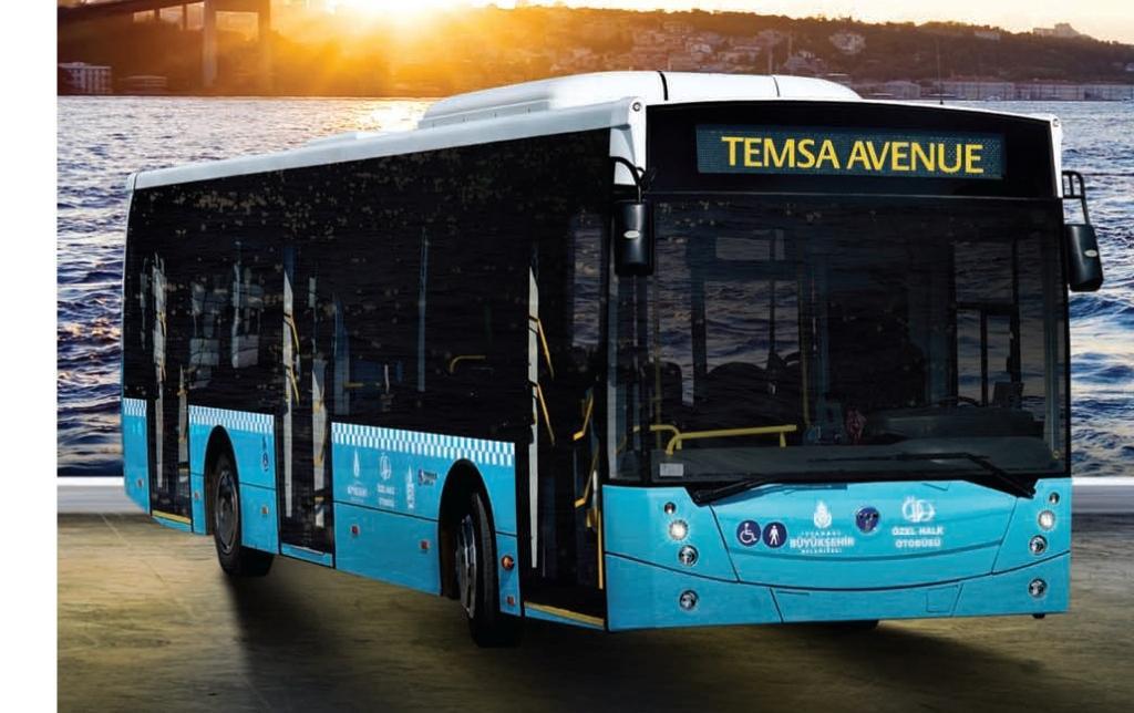 Modern otobüs filomuzdan