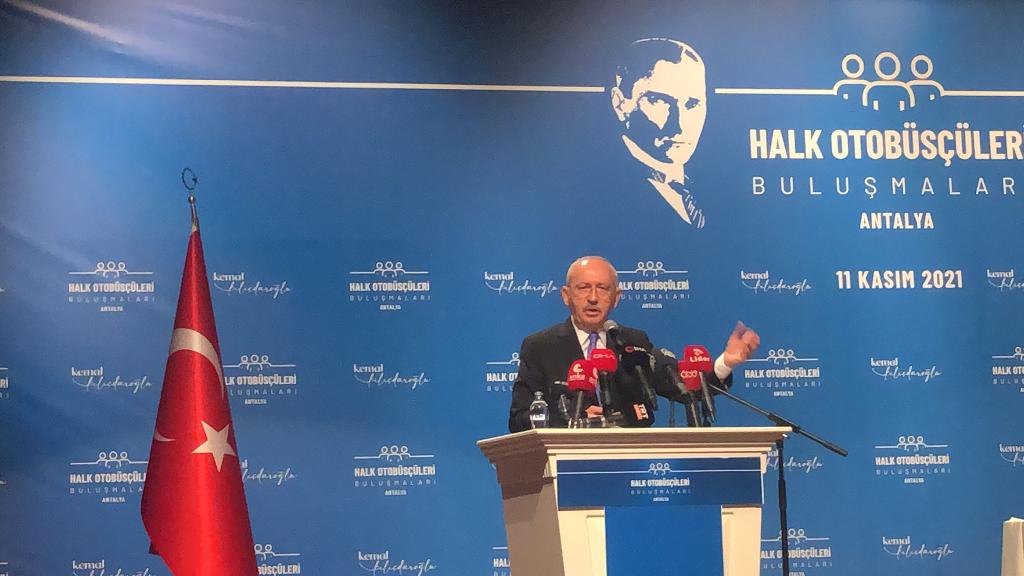 Özel Halk otobüsü camiası CHP Genel Başkanı Kemal Kılıçdaroğlu ile buluştu